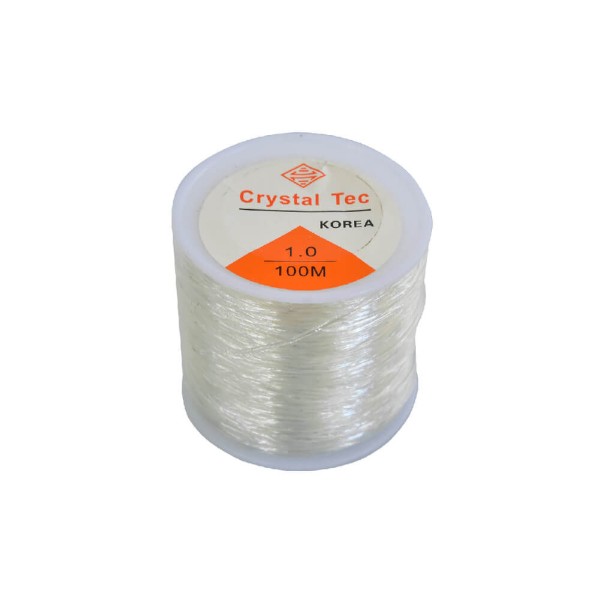 Encontraproduto.com.br - Fio Silicone 100 mts 1.0 Transparente - Kit