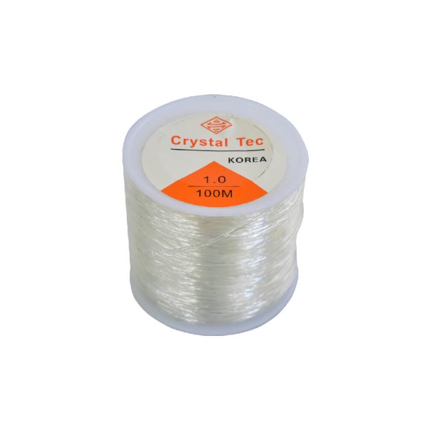 Encontraproduto.com.br - Fio Silicone 100 mts 1.0 Transparente - Kit