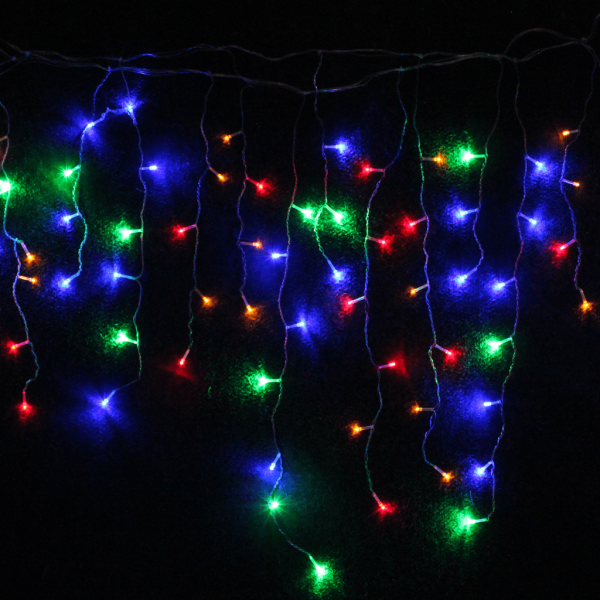 Encontraproduto.com.br - PISCA CASCATA 3.5MTS 120LEDS 110V 6366-13 COLORIDO