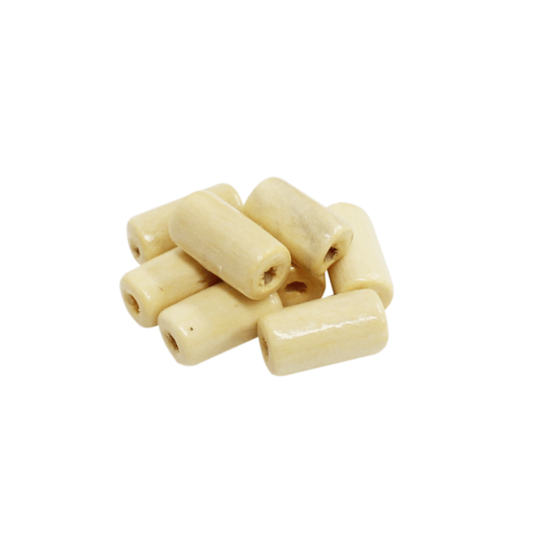 Encontraproduto.com.br - CONTA MADEIRA CANUDO 11 5X6MM A1924 NATURAL