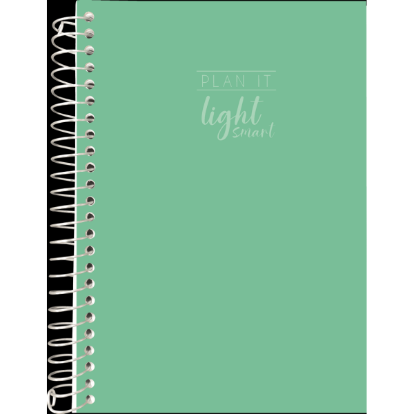 Encontraproduto.com.br - AGENDA KIT ESPIRAL C/D PLAN IT LIGHT SMART TIFFANY