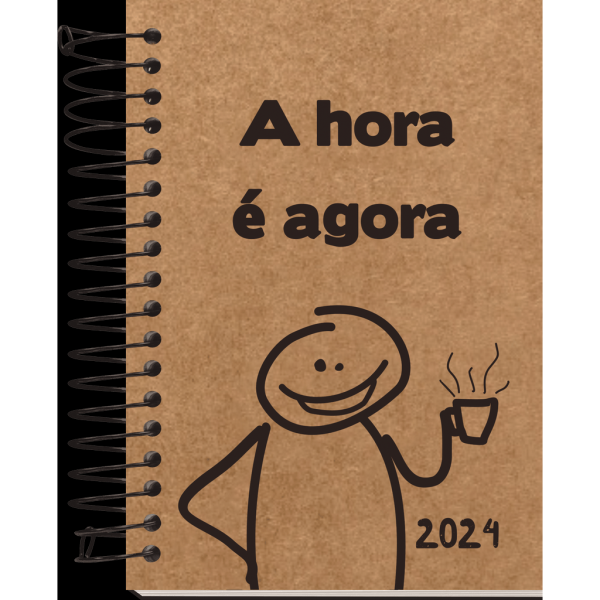 Encontraproduto.com.br - AGENDA ESPIRAL ANUAL C/D 168FL KRAFT R.KR01