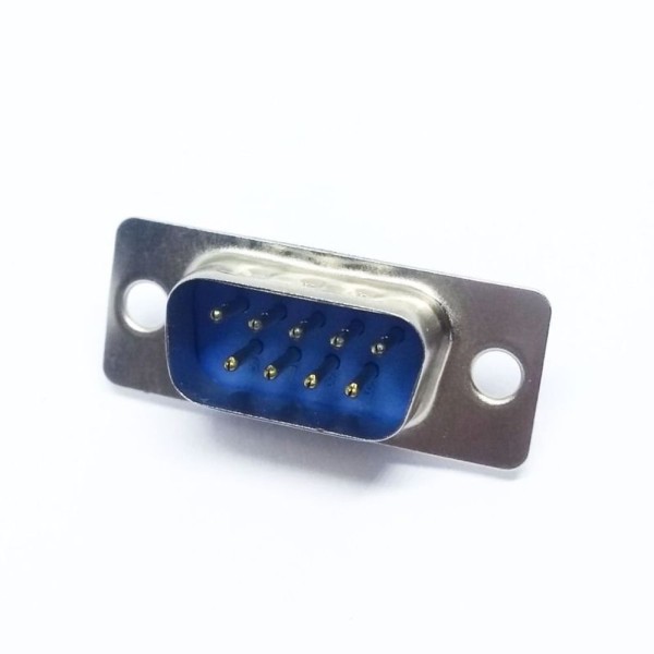 Encontraproduto.com.br - Conector Db9 Macho 180 Para Soldar Fio Rs232