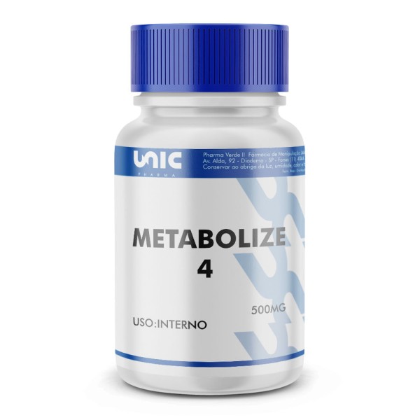 Encontraproduto.com.br - Metabolize 4 500mg 120 Cápsulas