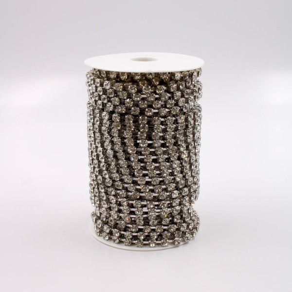 Encontraproduto.com.br - CORRENTE DE STRASS SEPARADA SS28 EM VIDRO COM 27 METROS