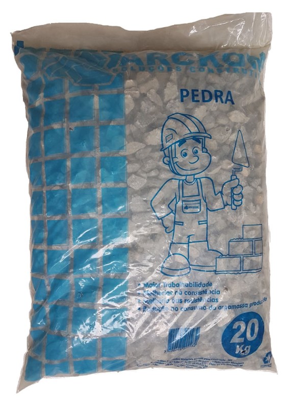 Encontraproduto.com.br - Pedra Britada Nº1 20KG Arckom