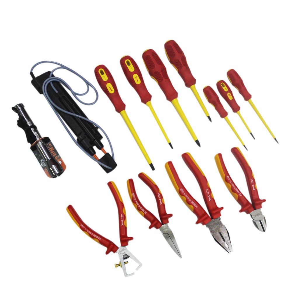 Encontraproduto.com.br - Mochila Com Kit Básico de Ferramentas Com 13 Peças Para Manutenção Elétrica - 5921BR/BAG-VDE - BETA