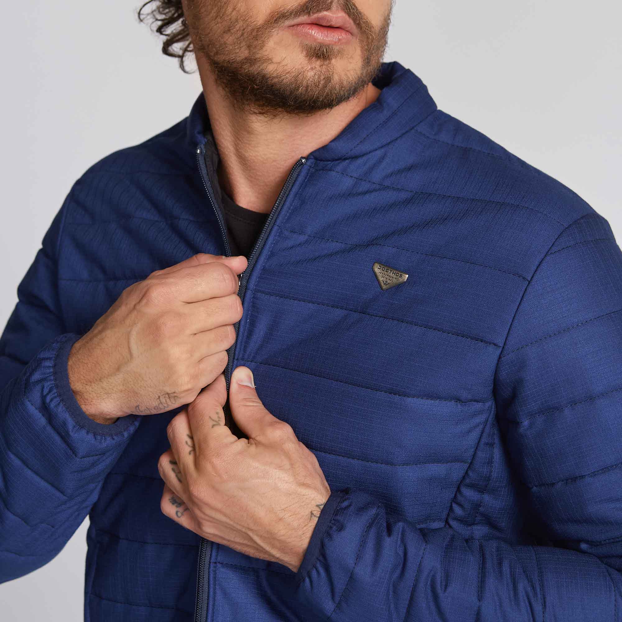 Encontraproduto.com.br - Jaqueta Docthos Slim Puffer Pv