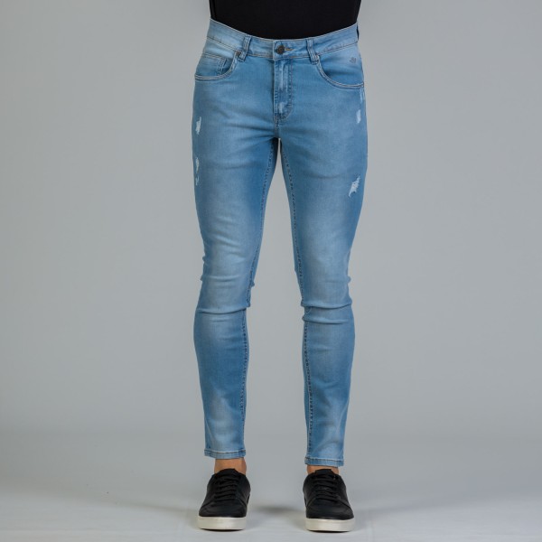 Calça Docthos Fit Cropped Jeans Claro T-400