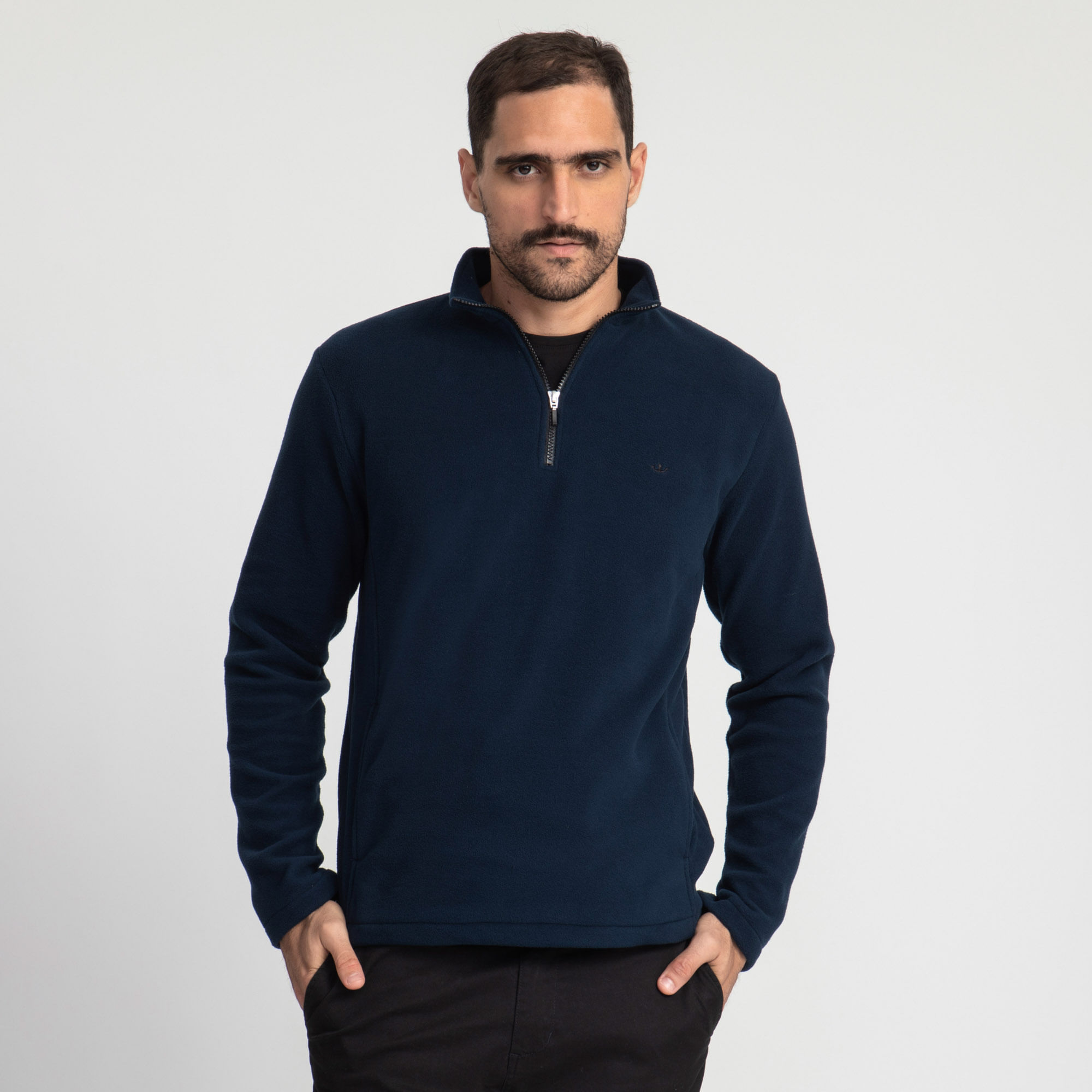 Encontraproduto.com.br - Blusao Docthos Slim Com Ziper