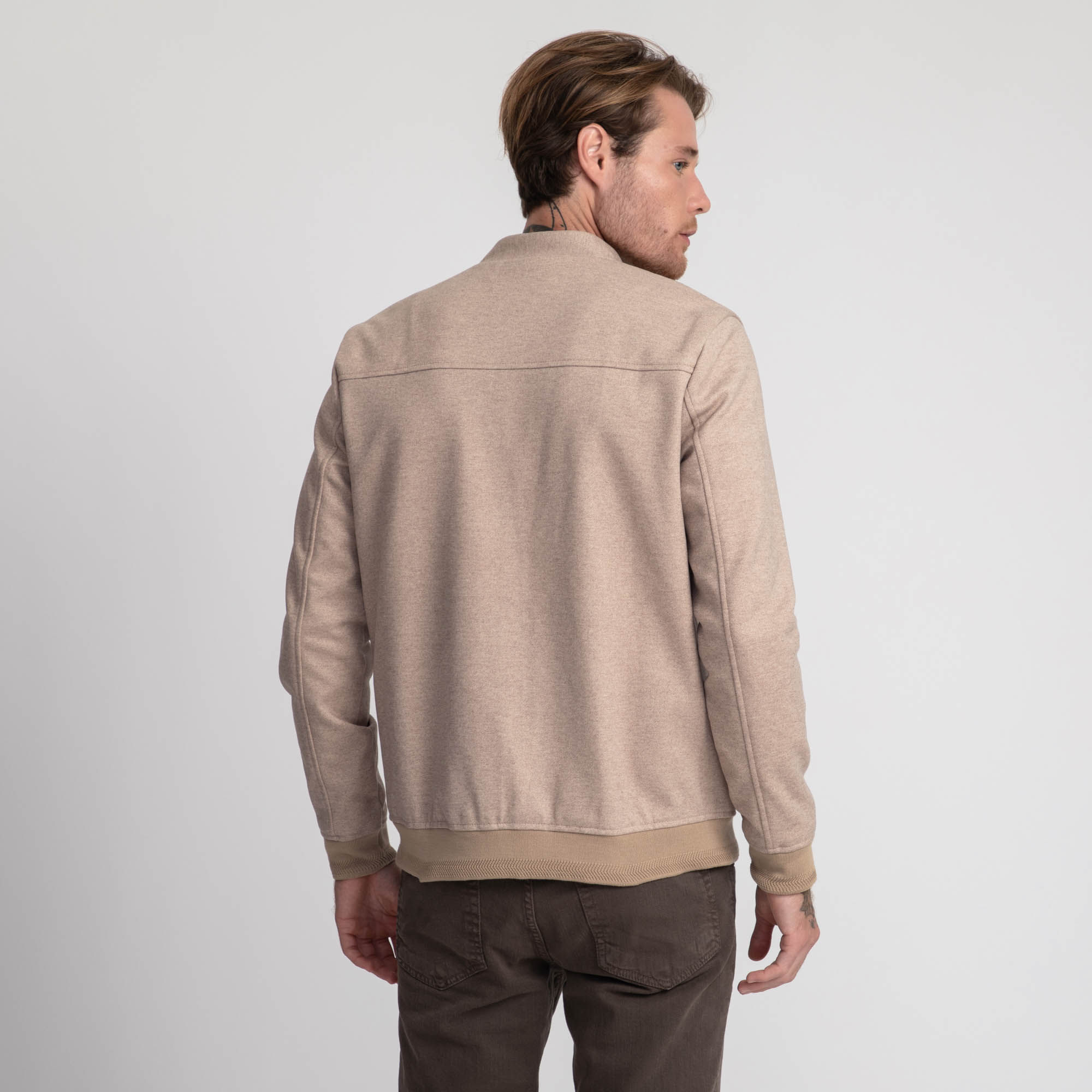 Encontraproduto.com.br - Jaqueta Docthos Slim Malha Maquinetada