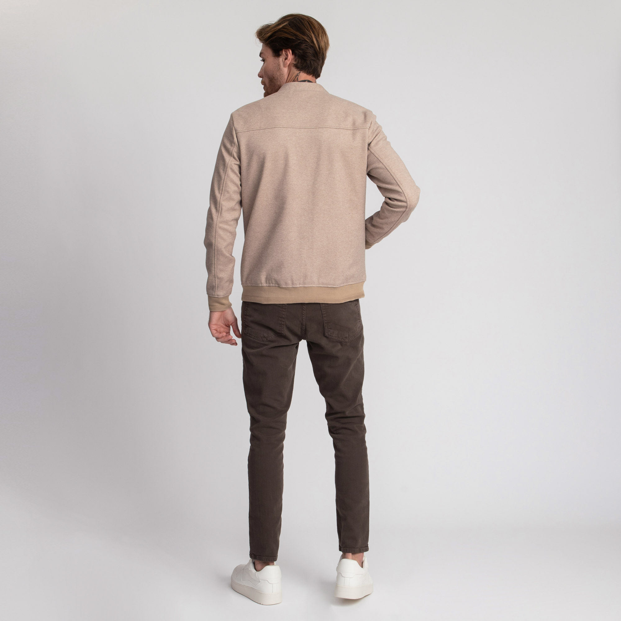 Encontraproduto.com.br - Jaqueta Docthos Slim Malha Maquinetada
