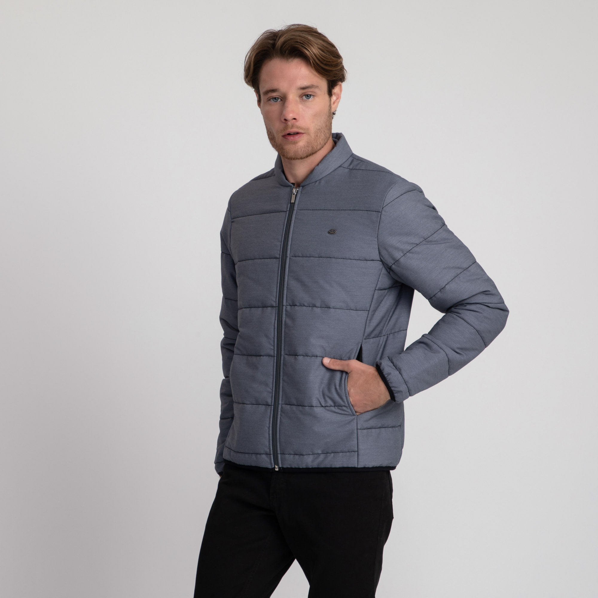 Encontraproduto.com.br - Jaqueta Docthos Slim Puffer Pv