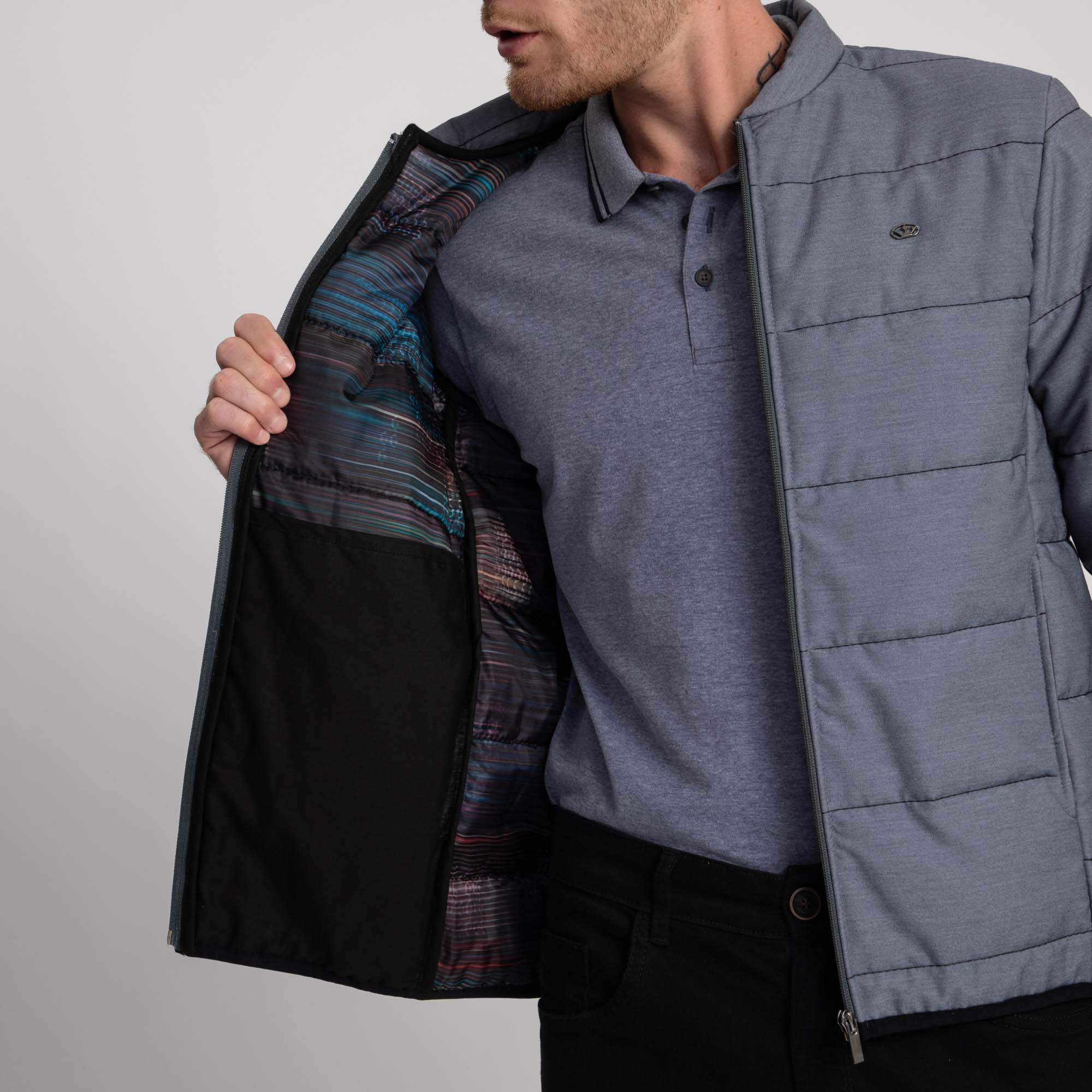 Encontraproduto.com.br - Jaqueta Docthos Slim Puffer Pv