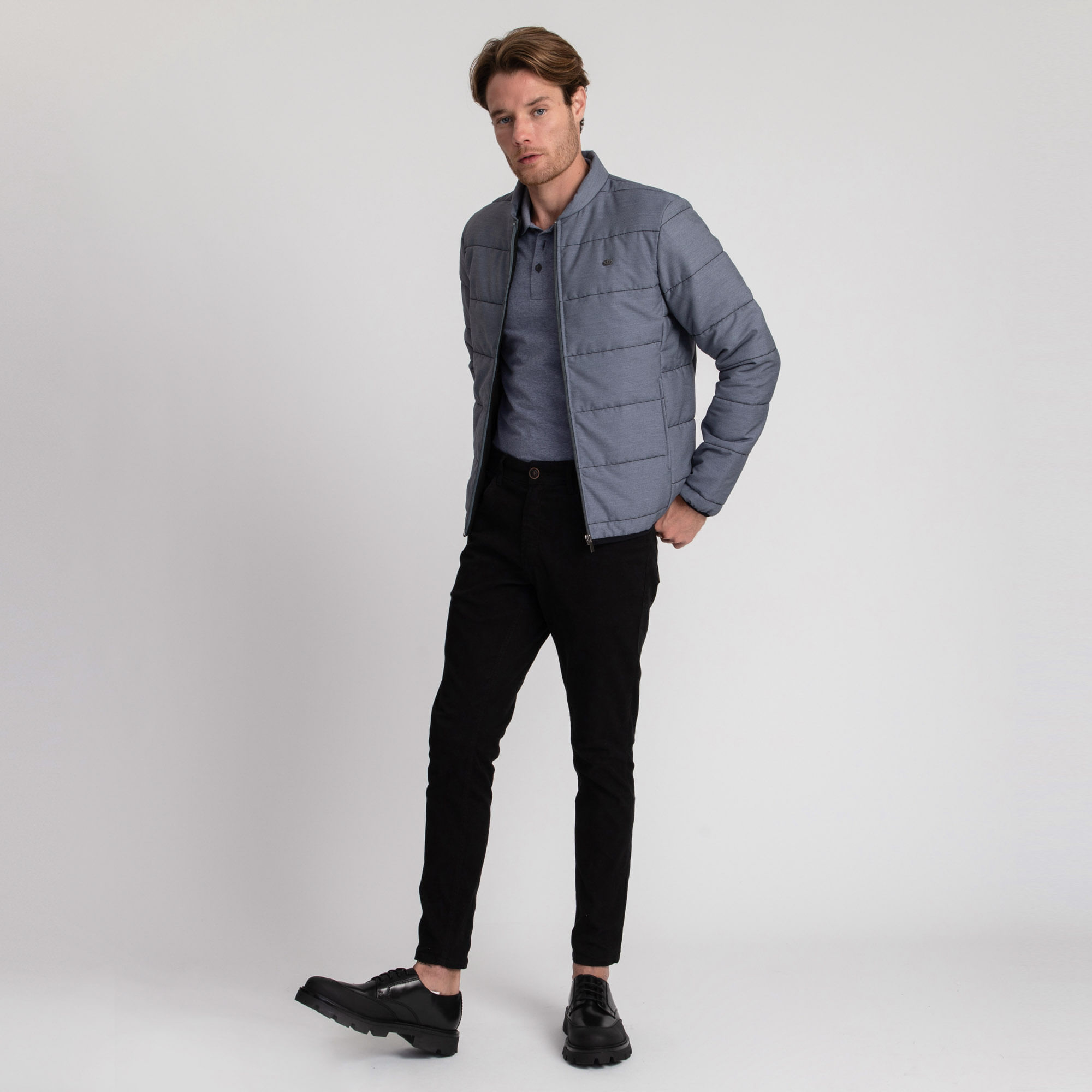 Encontraproduto.com.br - Jaqueta Docthos Slim Puffer Pv
