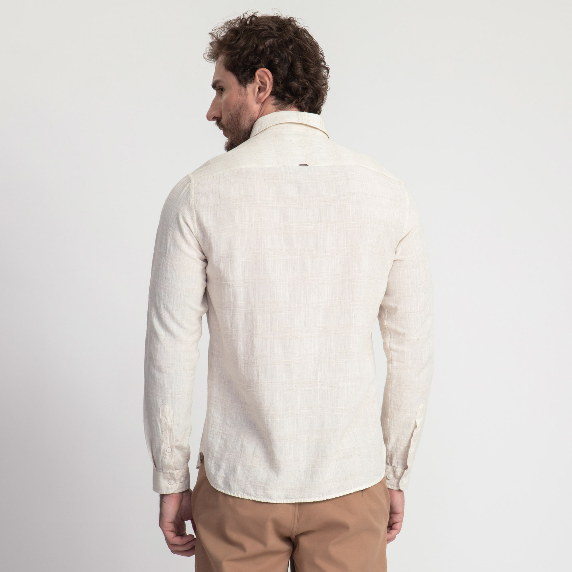 Encontraproduto.com.br - Camisa Manga Longa Docthos Slim Listrada