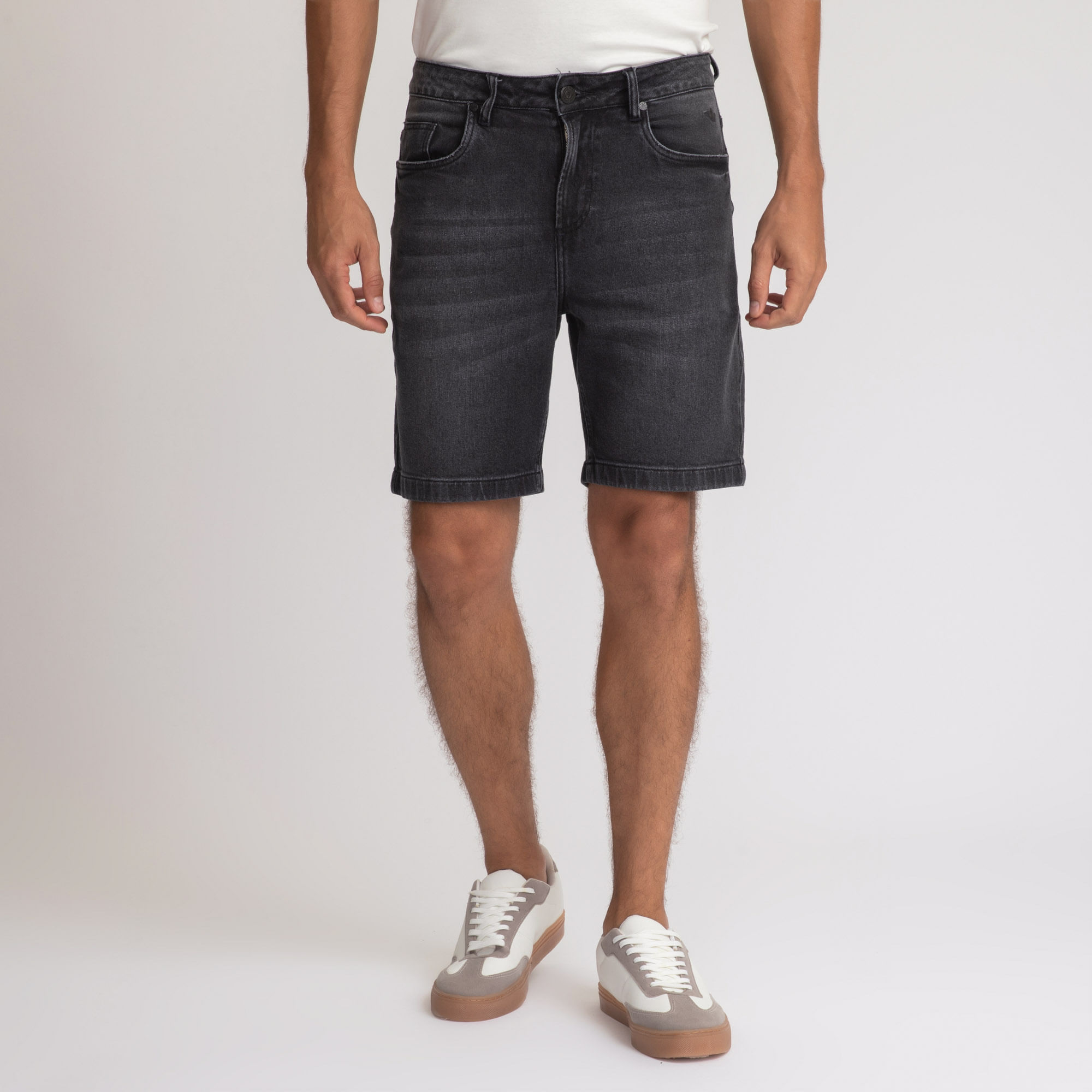 Bermuda Docthos Middle Jeans Preto