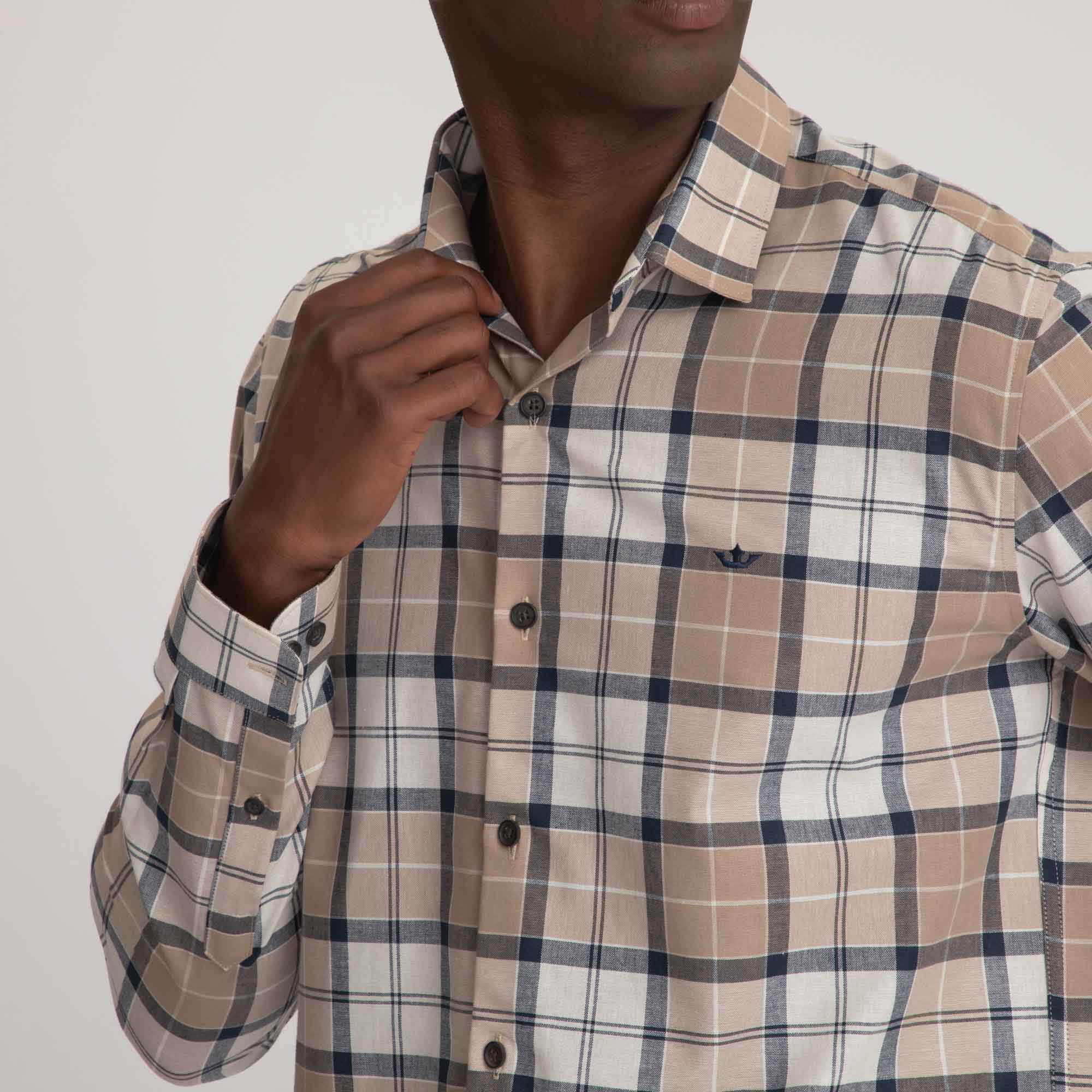 Encontraproduto.com.br - Camisa Manga Longa Docthos Relaxed Fit Xadrez Exclusivo