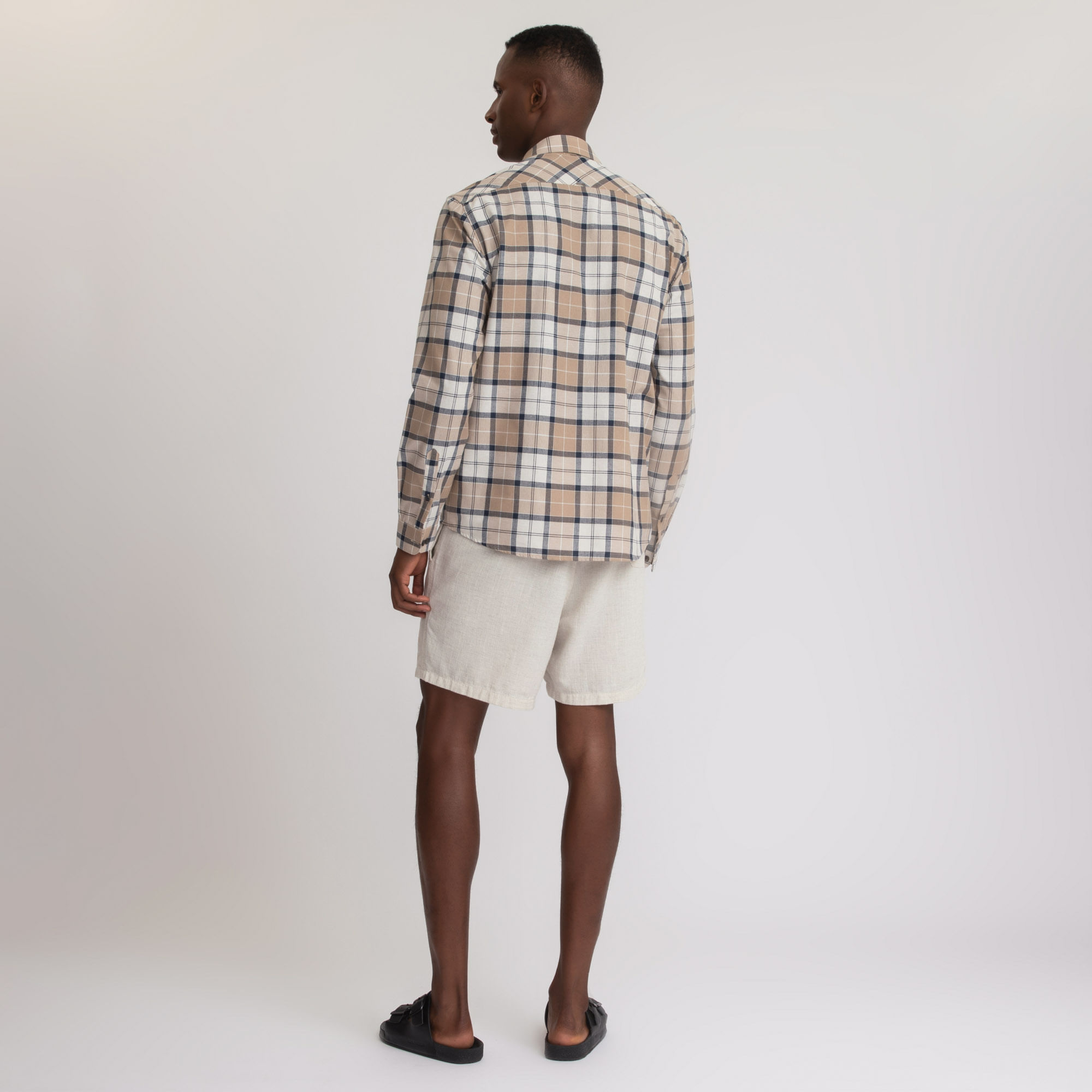 Encontraproduto.com.br - Camisa Manga Longa Docthos Relaxed Fit Xadrez Exclusivo