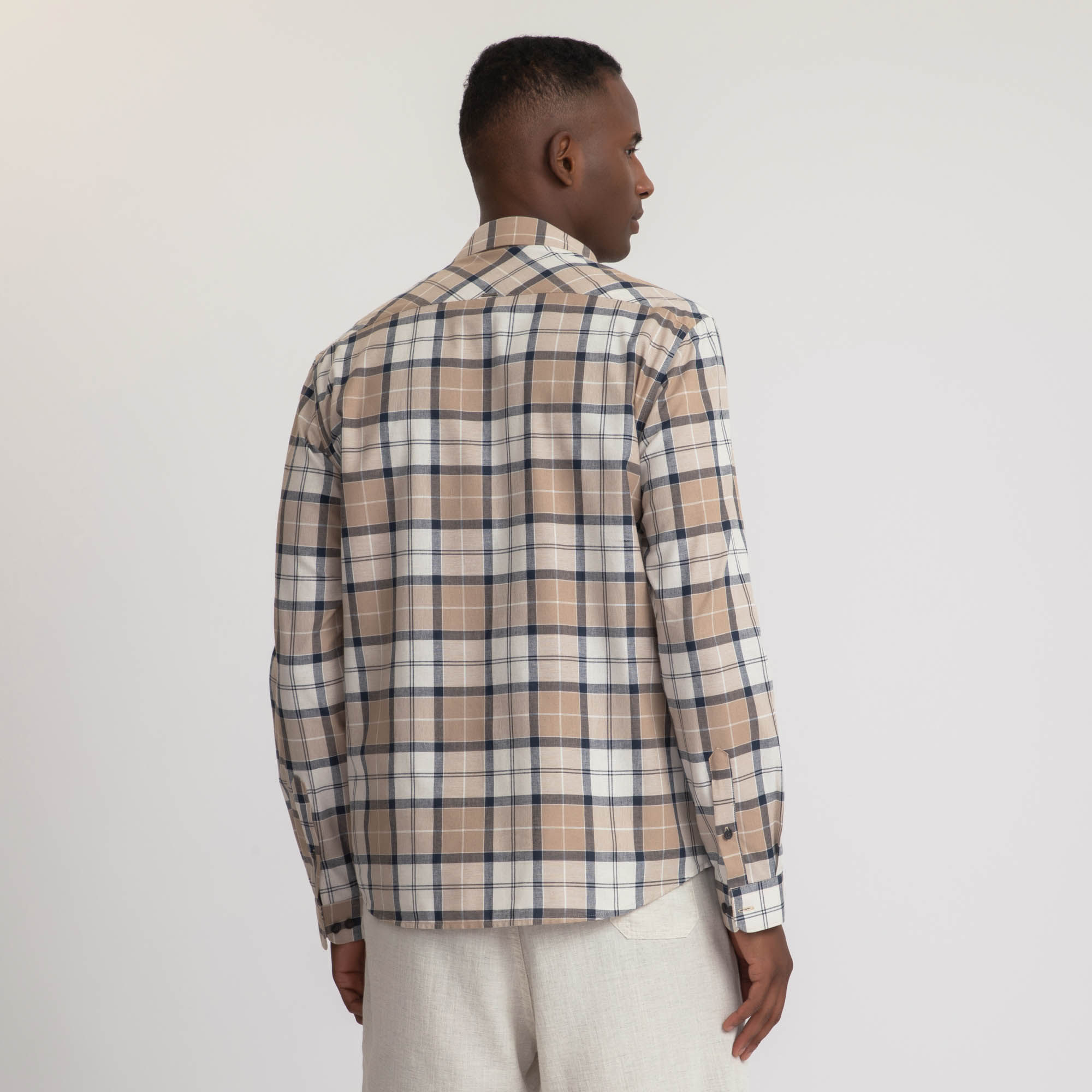 Encontraproduto.com.br - Camisa Manga Longa Docthos Relaxed Fit Xadrez Exclusivo