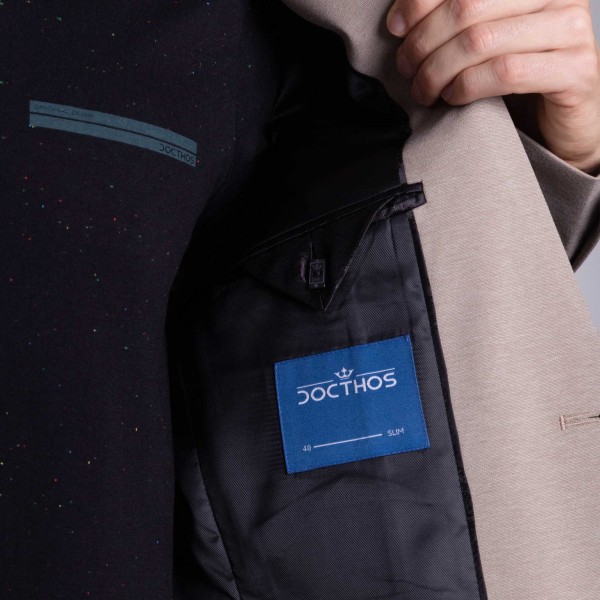 Encontraproduto.com.br - Blazer Docthos 466 Slim Malha Lisa