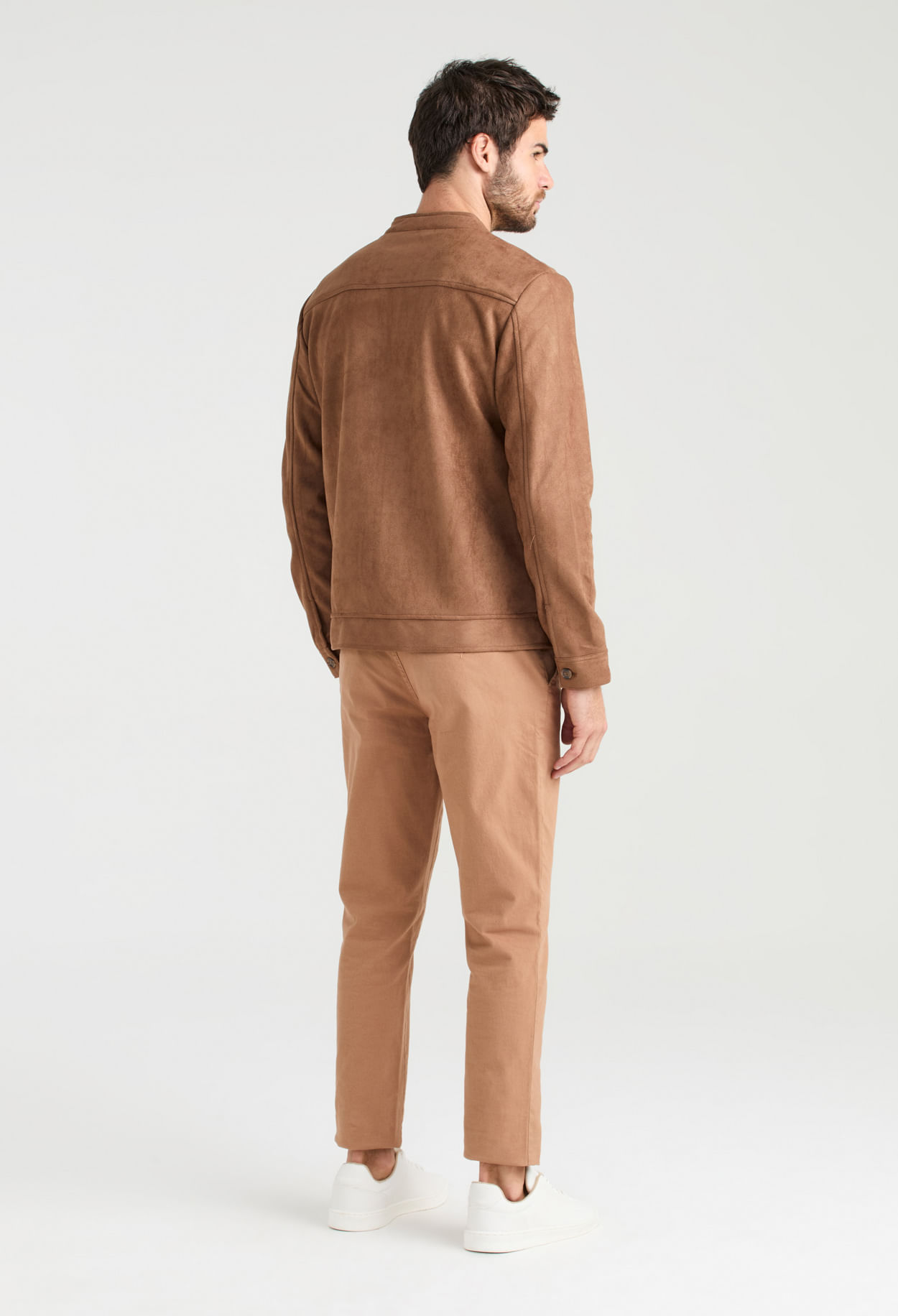Encontraproduto.com.br - Jaqueta Docthos Slim Suede