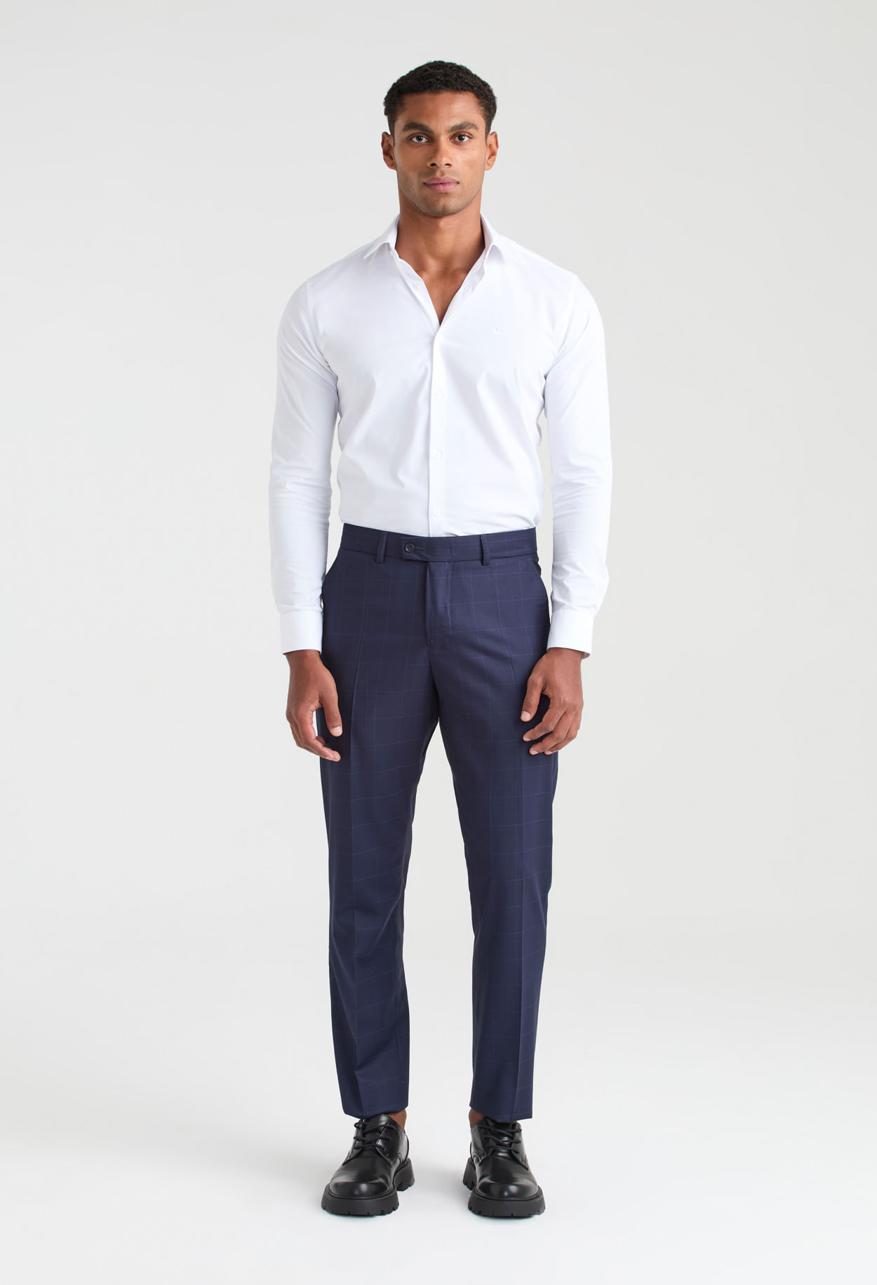Encontraproduto.com.br - Camisa Docthos Tailor Fit Manga Longa Tricoline com Elastano