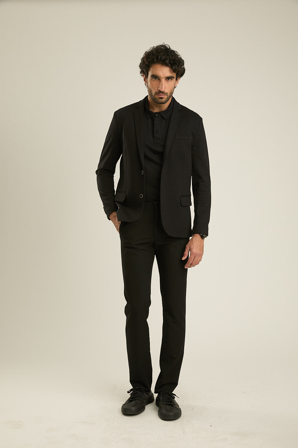 Encontraproduto.com.br - Blazer Docthos Slim sem Forro em Suedine