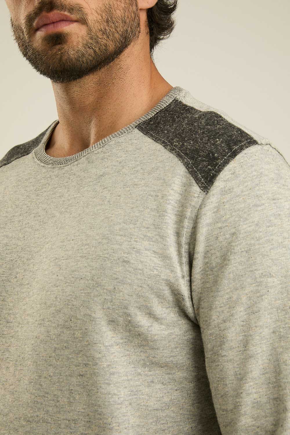 Encontraproduto.com.br - Blusão Docthos Slim Malha com Recorte Ombro