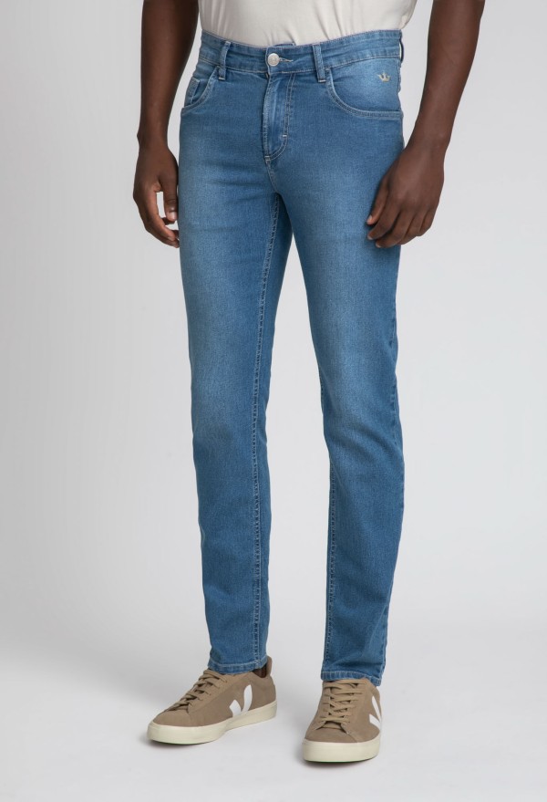 Encontraproduto.com.br - Calca Docthos Slim Jeans Claro