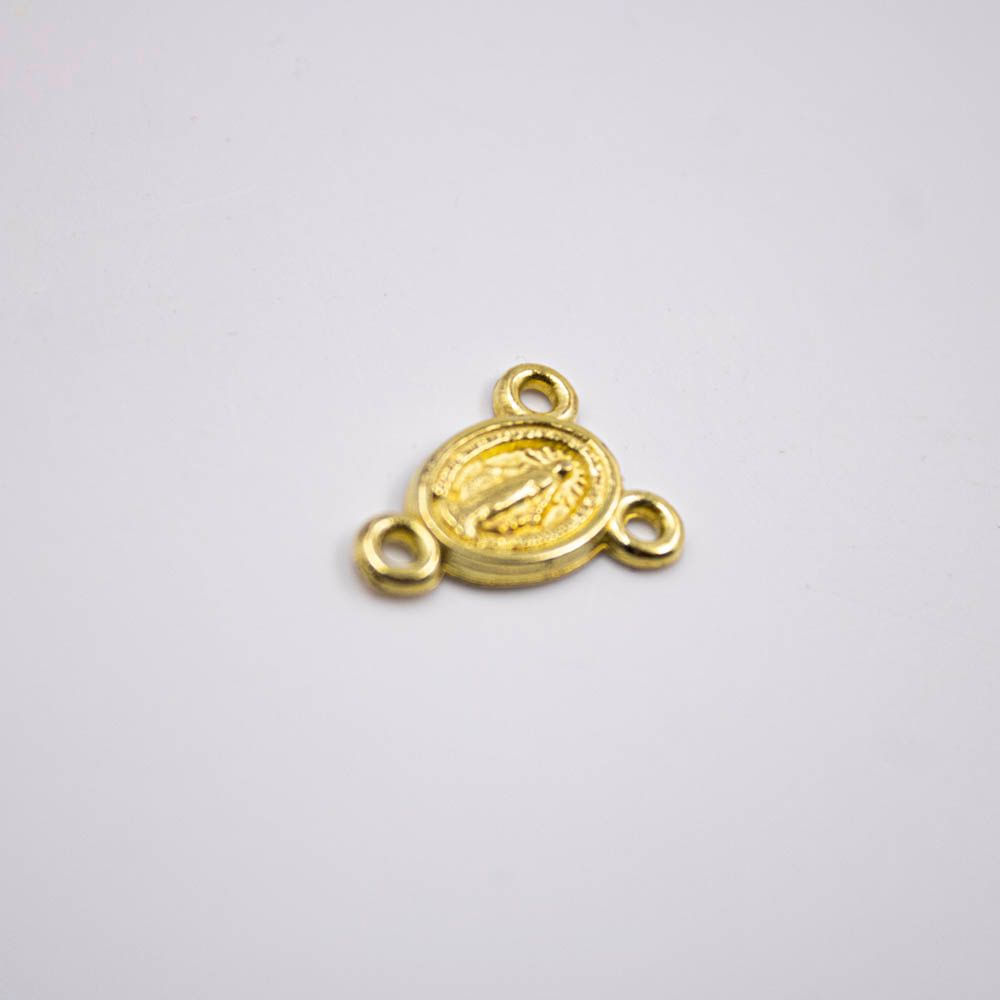 Encontraproduto.com.br - PINGENTE NOSSA SENHORA 15X12MM EM ZAMAC COM 24 PEÇAS