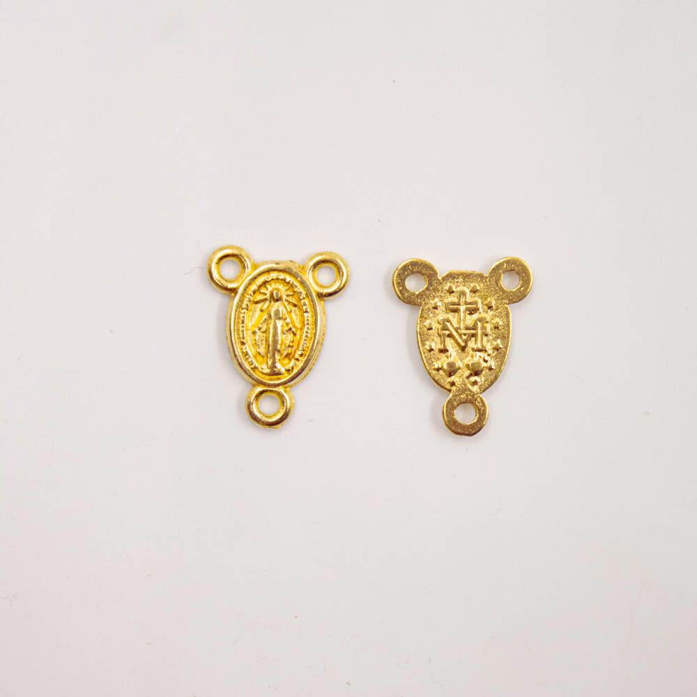Encontraproduto.com.br - PINGENTE NOSSA SENHORA 15X12MM EM ZAMAC COM 24 PEÇAS