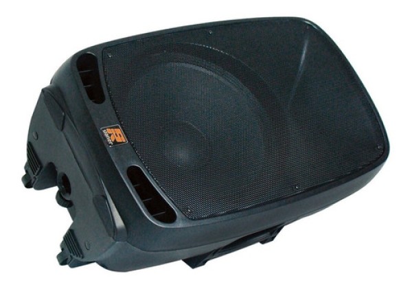 Encontraproduto.com.br - Caixa de Som Acústica Staner Ativa Bi-Amplificada Com Pedestal Preta - PS1501