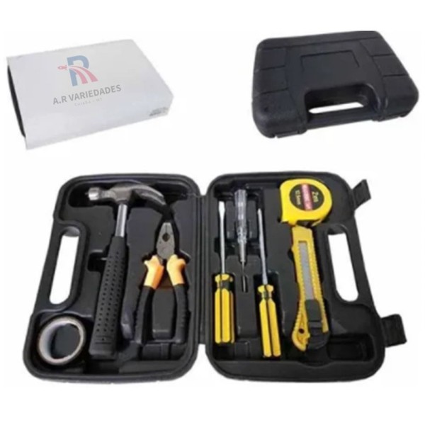 Encontraproduto.com.br - Maleta Multiuso Ferramenta C/ 8 Peças Profissional