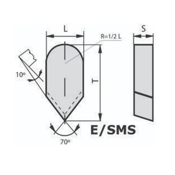 Encontraproduto.com.br - Pastilha De Solda Sms - Tipo E20 - Classe P30 Dimensões T 20.0-l 10.0-s 5.0mm