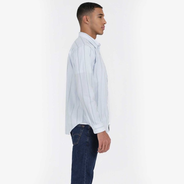 Encontraproduto.com.br - Camisa Levis Clássica Standard Listrada Com Bolso