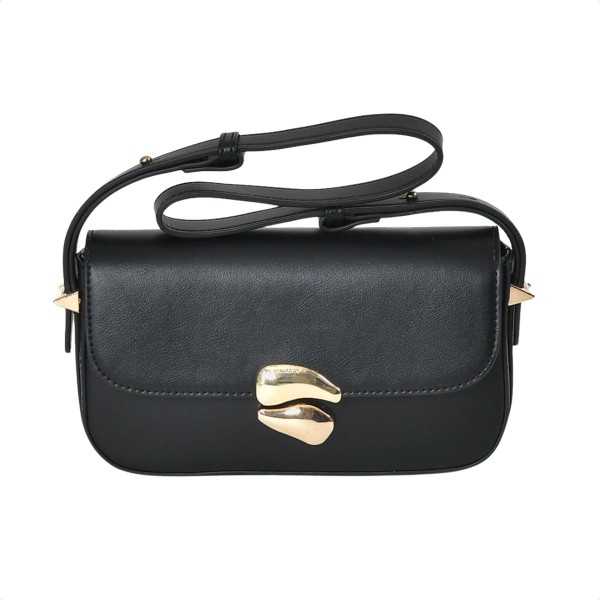 Bolsa Feminina De Ombro Via Marte Preta