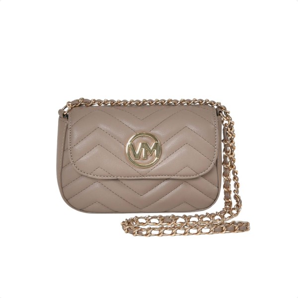 Bolsa Feminina Transversal Via Marte Bege