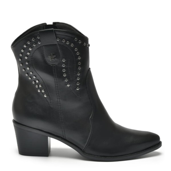 Encontraproduto.com.br - Bota Via Marte Country Cano Baixo Preto
