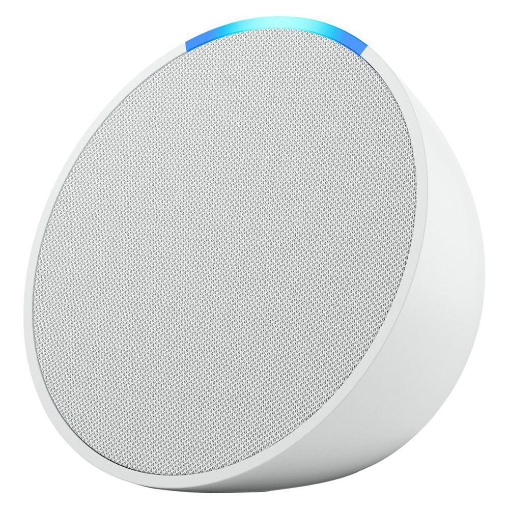 Encontraproduto.com.br - Caixa De Som Amazon Echo Pop Alexa - Bluetooth - Branco