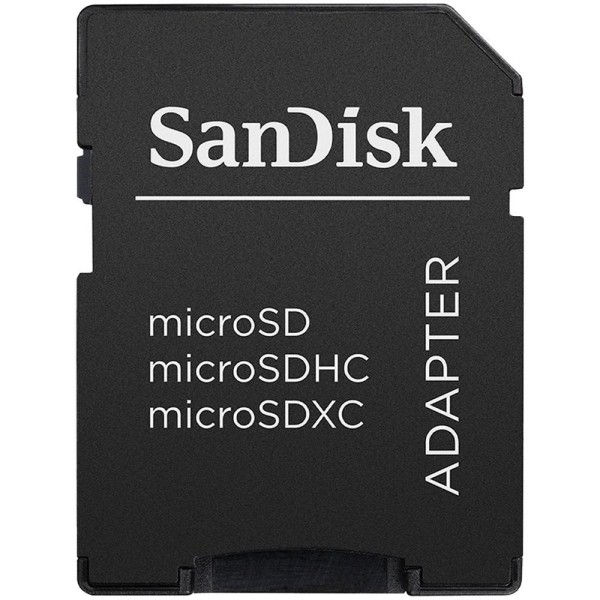 Encontraproduto.com.br - Cartão De Memória 128gb Com Adaptador, Sandisk Micro Sd - Sdsqunr-128g-gn3ma
