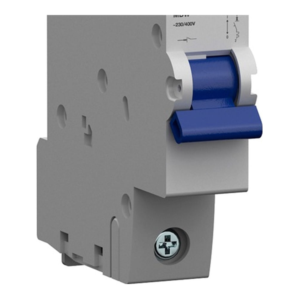 Encontraproduto.com.br - Disjuntor Unipolar Din MDW-C 10A Branco  Weg
