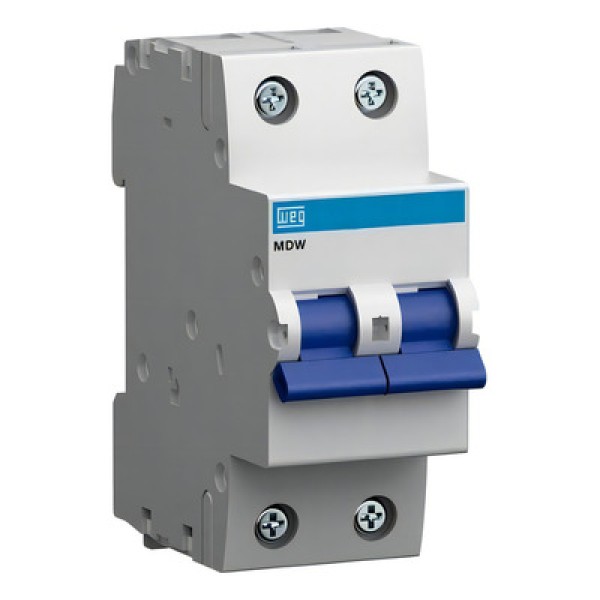 Encontraproduto.com.br - Disjuntor Bipolar Din Curva C 3ka 63a - 10076463 Weg