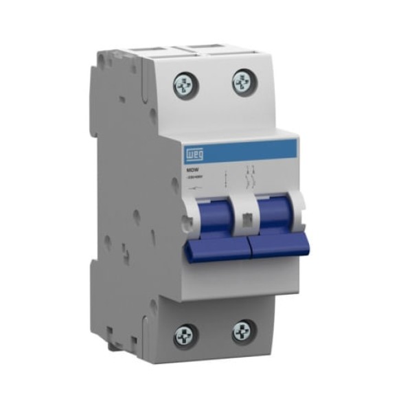 Encontraproduto.com.br - Disjuntor Bipolar Din Curva C 3ka 63a - 10076463 Weg