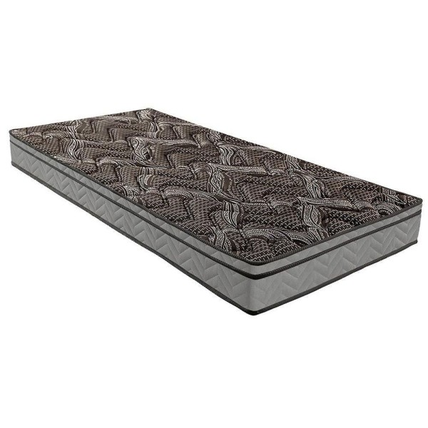 Encontraproduto.com.br - Colchão Solteiro D28 - Ep - Anatômico Conforto Firme Euro Pillow Gray (78x188x17) - Paropas