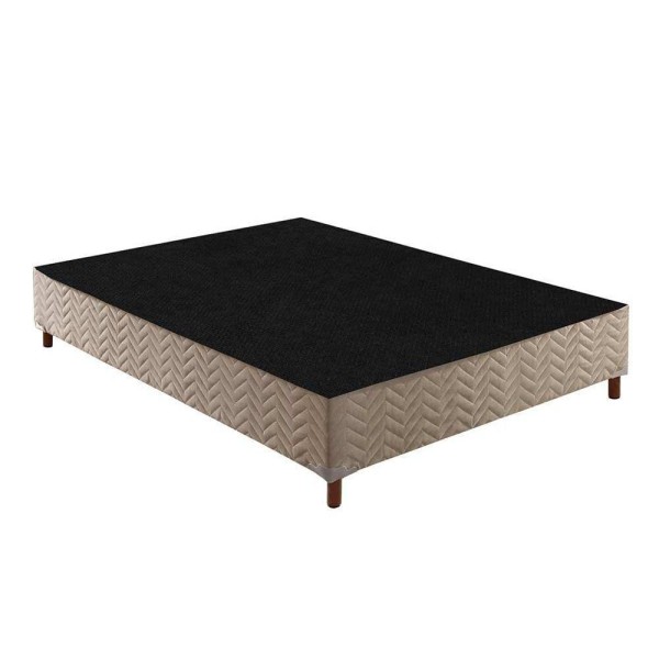 Encontraproduto.com.br - Cama Box King: Colchão Molas Ensacadas Paropas Masterpocket Eco Linho + Base Clean(193X203)