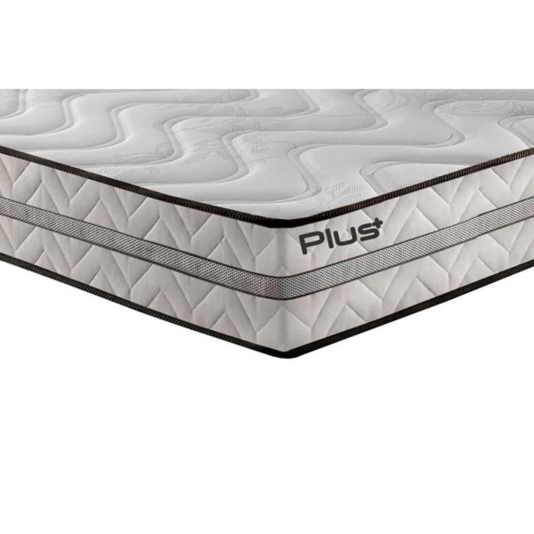 Encontraproduto.com.br - Cama Box Queen: Colchão Espuma D33 Paropas Pasquale Plus + Base Crc Rústico Clean(158X198)