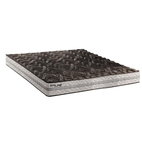 Encontraproduto.com.br - Colchão King Espuma D33 Pasquale Plus Euro Pillow Black (193x203x20) - Paropas