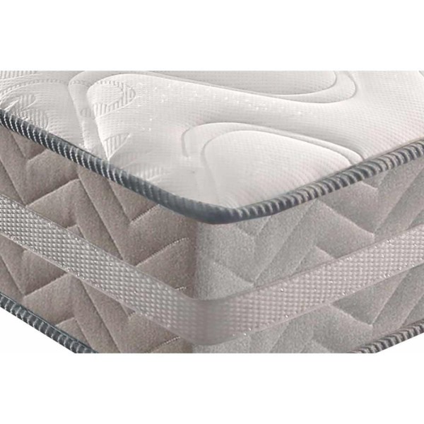 Encontraproduto.com.br - Colchão Queen Espuma Compact Ag 65 - D28 - Master Double Face Gray (158x198x20) - Paropas