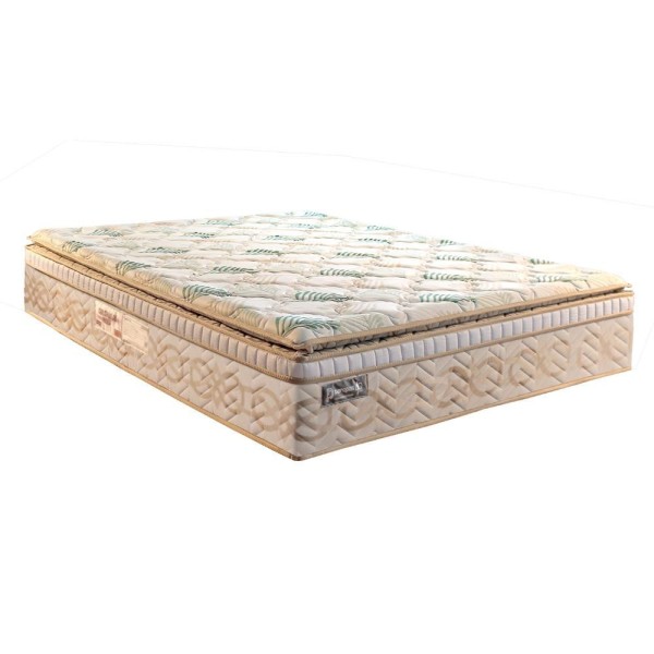 Encontraproduto.com.br - Colchão Eco Bamboo King Mola Ensacada E Pillow 203 X 193 X 36 Paropas